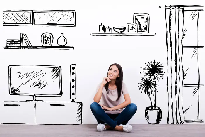 דירה מאויירת (ShutterStock) דירה מאויירת (ShutterStock)