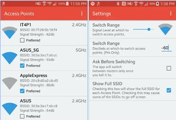 אפליקציית WIFI (צילום מסך) אפליקציית WIFI (צילום מסך)
