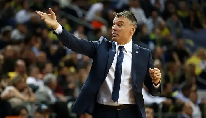 שרונאס יאסיקביצ'יוס מאמן ז'לגיריס קובנה (GettyImages) שרונאס יאסיקביצ'יוס מאמן ז'לגיריס קובנה (GettyImages)