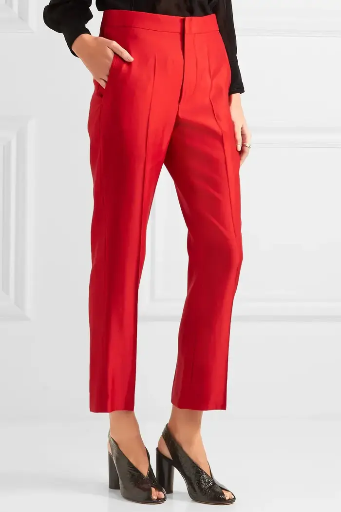 מכנסיים של איזבל מארה ל net a porter, מחיר 255 ליש"ט (אתר רשמי , net a porter)