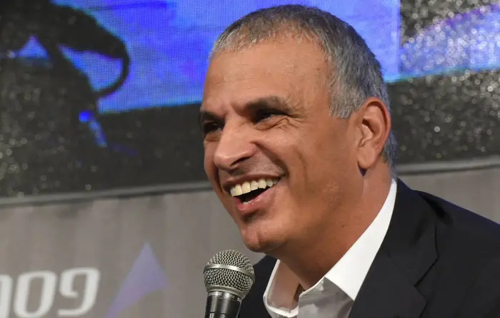 שר האוצר משה כחלון בוועידת דה-מרקר, תל אביב 21 במרץ 2017 (ראובן קסטרו)