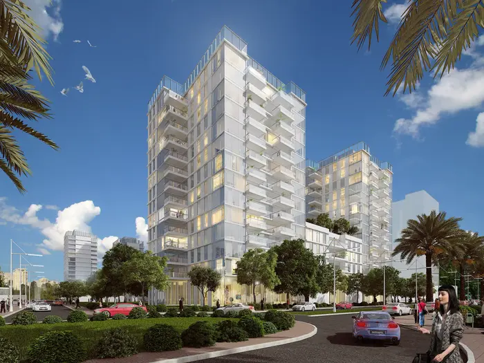 מתחם דליה בת ים נדלן נדל"ן (יח"צ , משרד ישר אדריכלים) מתחם דליה בת ים נדלן נדל"ן (יח"צ , משרד ישר אדריכלים)