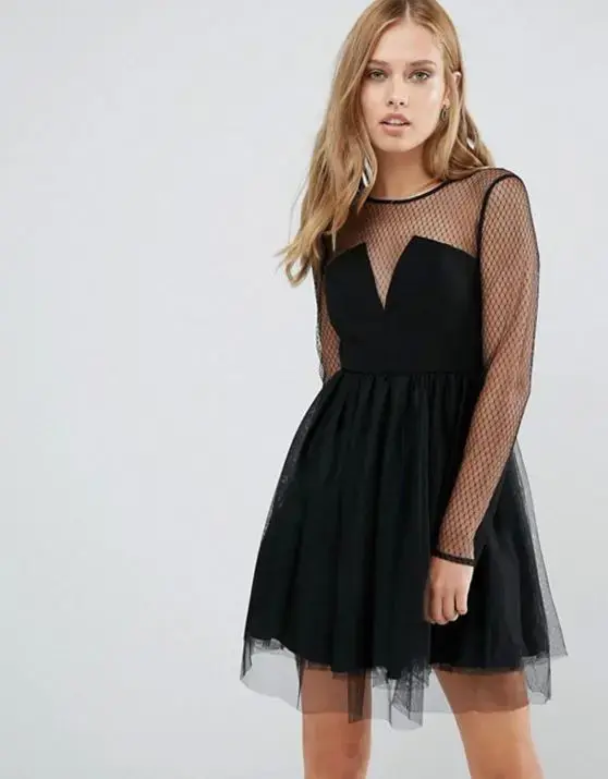 שמלת טוטו עם שרוולי טול של BCBGeneration לאתר אסוס ASOS, מחיר: 39.50 ליש"ט (180 שקלים) במקום 133 ליש"ט (605 שקלים) (אתר רשמי) שמלת טוטו עם שרוולי טול של BCBGeneration לאתר אסוס ASOS, מחיר: 39.50 ליש"ט (180 שקלים) במקום 133 ליש"ט (605 שקלים) (אתר רשמי)