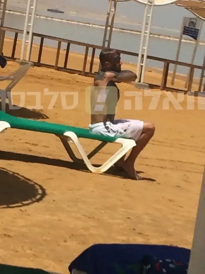 ג'סטין ביבר בים המלח (צילום מסך) ג'סטין ביבר בים המלח (צילום מסך)