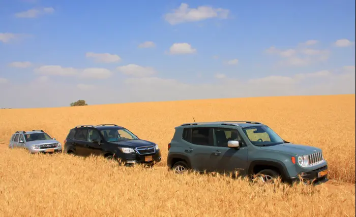 מבחן שטח משווה: סובארו פורסטר נגד ג'יפ רנגייד ו-דאצ'יה דאסטר ידני 4X4 (מערכת וואלה! NEWS , רמי גלבוע, יואל שוורץ) מבחן שטח משווה: סובארו פורסטר נגד ג'יפ רנגייד ו-דאצ'יה דאסטר ידני 4X4 (מערכת וואלה! NEWS , רמי גלבוע, יואל שוורץ)