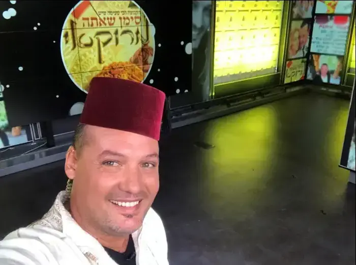 אביחי חזן עם סממנים ל"סימן שאתה מרוקאי" (מערכת וואלה! NEWS , אביחי חזן)