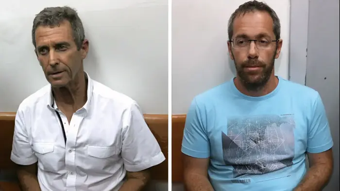 טל זילברשטיין ובני שטיינמץ בהארכת מעצרם 14 באוגוסט 2017 (מערכת וואלה! NEWS , אבי כהן) טל זילברשטיין ובני שטיינמץ בהארכת מעצרם 14 באוגוסט 2017 (מערכת וואלה! NEWS , אבי כהן)