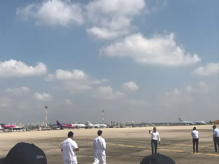 מטוס הדרימליינר בואינג 787 של אל על נחת לראשונה בישראל (מערכת וואלה! NEWS , יח"צ אל על)