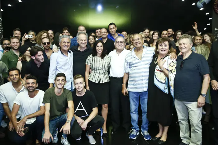 מירי רגב עם משה אדרי ושאר משתתפי יום הקולנוע הישראלי (מגד גוזני) מירי רגב עם משה אדרי ושאר משתתפי יום הקולנוע הישראלי (מגד גוזני)