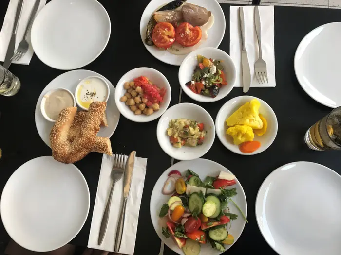 מנות ראשונות במסעדת סנטה קתרינה (מערכת וואלה! NEWS , יעל לאור) מנות ראשונות במסעדת סנטה קתרינה (מערכת וואלה! NEWS , יעל לאור)