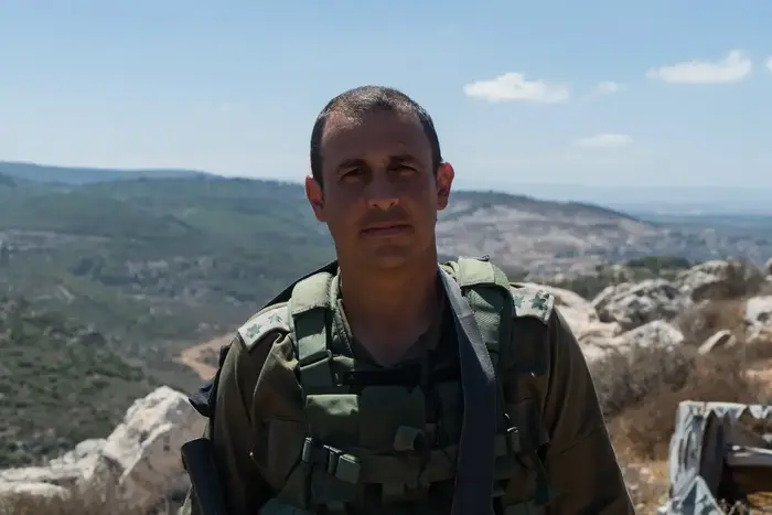 אלוף-משנה עמית ימין מפקד ביסלמ"ח 7.9.17 (מערכת וואלה! NEWS)