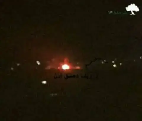 דיווחים בסוריה על תקיפה של כלי טיס ישראליים ליד דמשק (מערכת וואלה! NEWS , טוויטר)