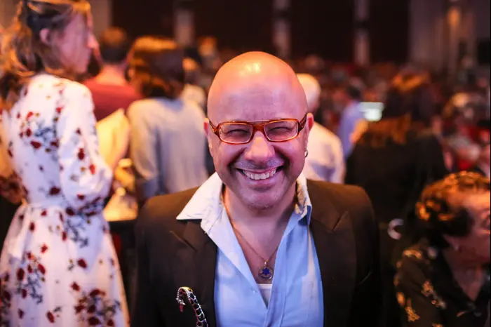 קובי אוז בטקס פרס משרד החינוך לתרבות יהודית (מערכת וואלה! NEWS , (צילום: נועם מושקוביץ))