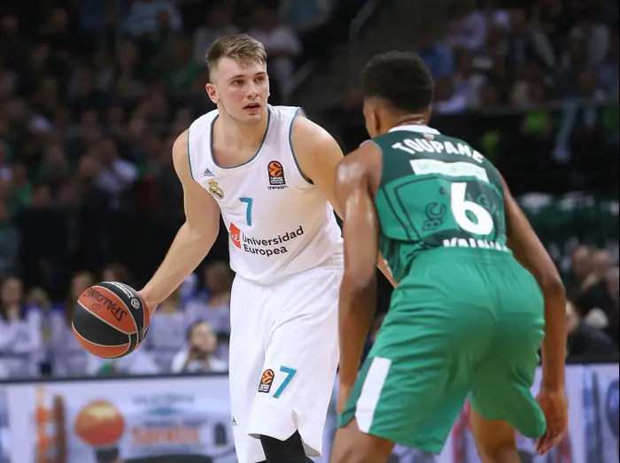 לוקה דונצ'יץ' ריאל מדריד מול ז'לגיריס קובנה (GettyImages) לוקה דונצ'יץ' ריאל מדריד מול ז'לגיריס קובנה (GettyImages)