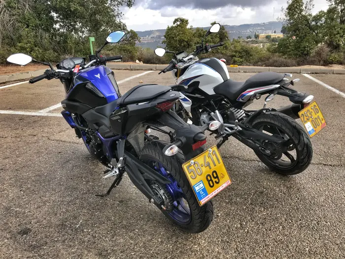 מבחן השוואתי: ימאהה MT03 מול ב.מ.וו G310R (ניר בן טובים , ראובן סביו/קינן כהן)