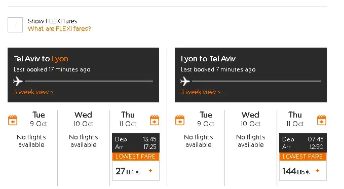 צילום מסך מחיר באתר איזי ג'ט לליון (מערכת וואלה! NEWS , יח"צ אור אלוני) צילום מסך מחיר באתר איזי ג'ט לליון (מערכת וואלה! NEWS , יח"צ אור אלוני)
