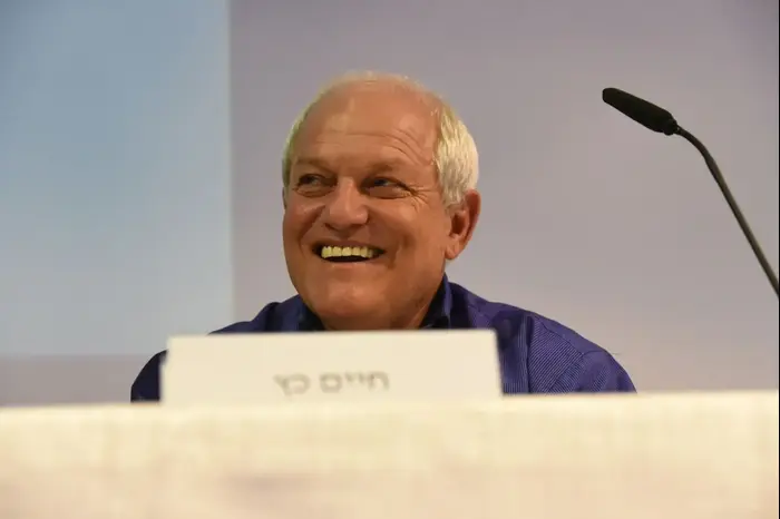 חיים כץ בכנס ליכוד, אווניו, קריית שדה התעופה, 31 בדצמבר 2017 (ראובן קסטרו) חיים כץ בכנס ליכוד, אווניו, קריית שדה התעופה, 31 בדצמבר 2017 (ראובן קסטרו)