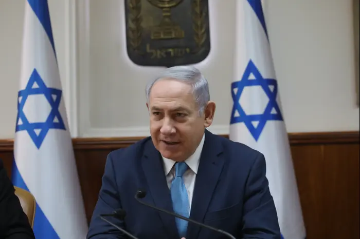 בנימין נתניהו, ישיבת ממשלה, 3 בינואר 2018 (מערכת וואלה! NEWS , אוהד צויגנברג, ידיעות אחרונות) בנימין נתניהו, ישיבת ממשלה, 3 בינואר 2018 (מערכת וואלה! NEWS , אוהד צויגנברג, ידיעות אחרונות)