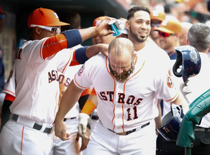 שחקן יוסטון אסטרוס אוון גאטיס (GettyImages) שחקן יוסטון אסטרוס אוון גאטיס (GettyImages)
