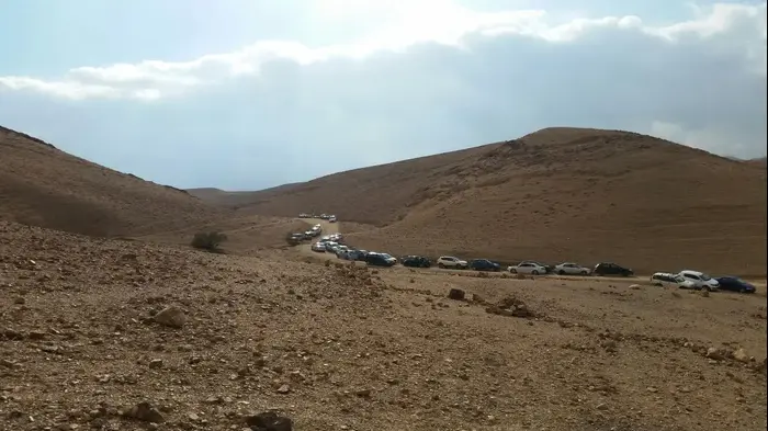 חניון ברכת צפירה ונחל צאלים 6 בינואר 2018 (מערכת וואלה! NEWS , רשות הטבע והגנים)