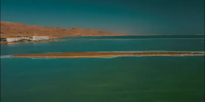 ים המלח מצילום רחפן (מערכת וואלה! NEWS , שלומי ברזילאי)