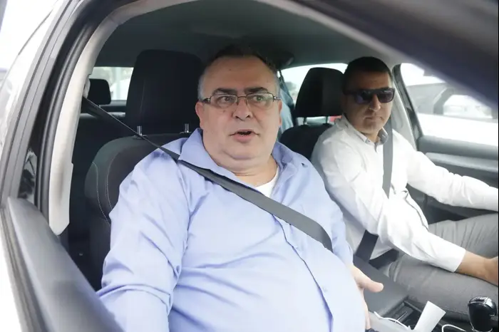 דוד ביטן נכנס לחקירה, להב 433, 11 בפברואר 2018 (אבי כהן) דוד ביטן נכנס לחקירה, להב 433, 11 בפברואר 2018 (אבי כהן)