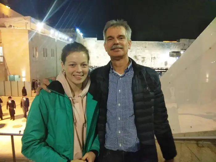 האנה ויוהאן סטרויק תיירים מהולנד (מערכת וואלה! NEWS , איל שפירא) האנה ויוהאן סטרויק תיירים מהולנד (מערכת וואלה! NEWS , איל שפירא)