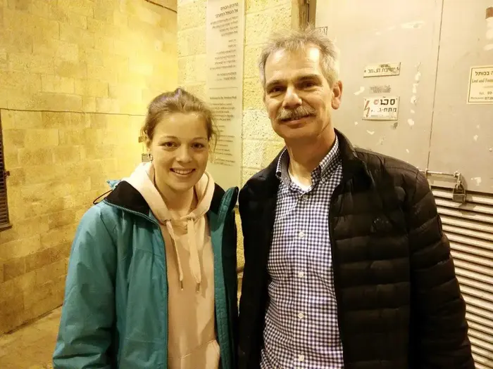 האנה ויוהאן סטרויק תיירים מהולנד (מערכת וואלה! NEWS , איל שפירא) האנה ויוהאן סטרויק תיירים מהולנד (מערכת וואלה! NEWS , איל שפירא)