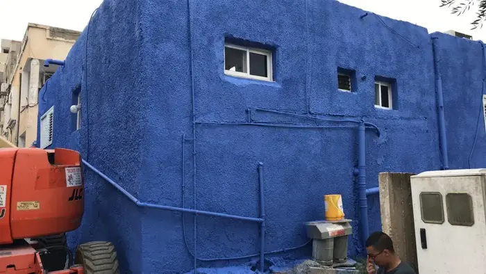 ג'סר א זרקא נצבעת בכחול (יח"צ)