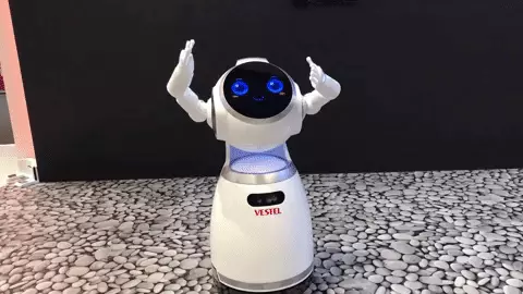 וסטל חברה טורקית ליצור מכשירים ביתיים ומקצועיים בעולם האלקטרוניקה, מכשירי חשמל ומוצרים טכנולוגים המספקים אינפורמציה. החברה הציגה רובוט בעל ידיים עם טווח תנועה גדול, כמעט כמו של בן אדם. (מערכת וואלה! NEWS , אורן דותן) וסטל חברה טורקית ליצור מכשירים ביתיים ומקצועיים בעולם האלקטרוניקה, מכשירי חשמל ומוצרים טכנולוגים המספקים אינפורמציה. החברה הציגה רובוט בעל ידיים עם טווח תנועה גדול, כמעט כמו של בן אדם. (מערכת וואלה! NEWS , אורן דותן)