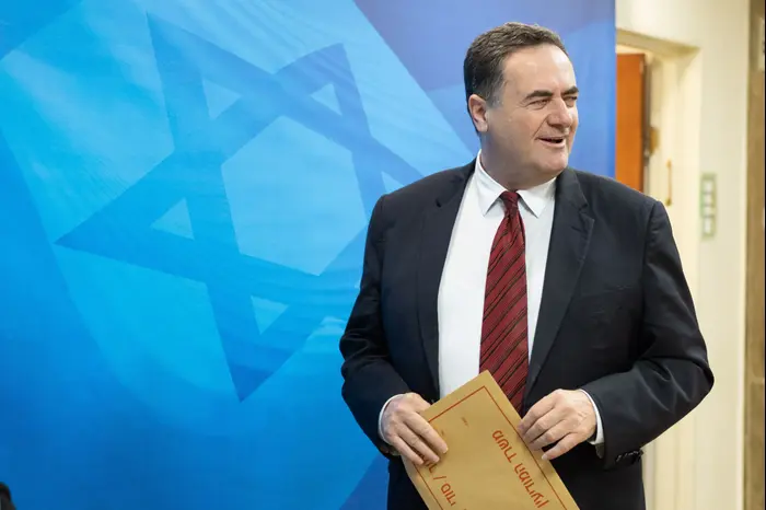 שר התחבורה ישראל כץ בישיבת ממשלה, 11 באפריל 2018 (מערכת וואלה! NEWS , יואב דודקביץ ידיעות אחרונות)