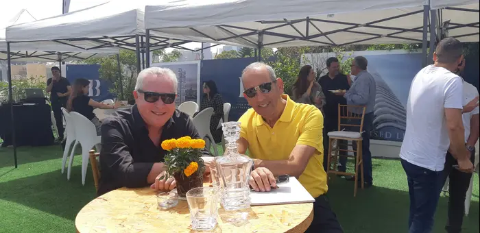 שמוליק פרנקל ואילן גרינבוים (יח"צ , רונית מטיאס)