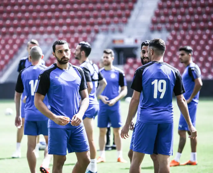 שיר צדק חוזר להתאמן במדי הפועל באר שבע (מערכת וואלה! NEWS , אסף חיימוביץ') שיר צדק חוזר להתאמן במדי הפועל באר שבע (מערכת וואלה! NEWS , אסף חיימוביץ')