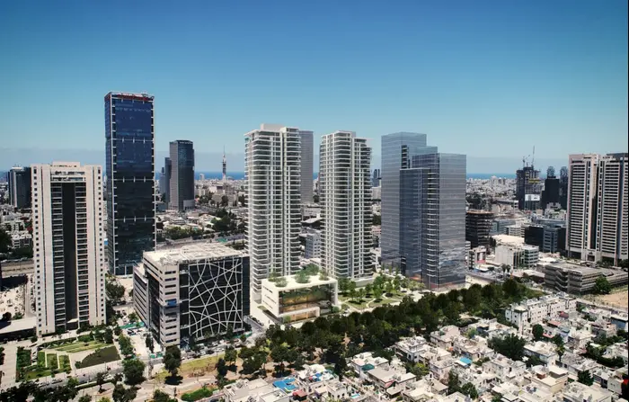 פרויקט כלכלית ירושלים קבוצת מבנה שכונת ביצרון תל אביב ת"א מגדלים נדלן (יח"צ , הדמיה: קבוצת מבנה) פרויקט כלכלית ירושלים קבוצת מבנה שכונת ביצרון תל אביב ת"א מגדלים נדלן (יח"צ , הדמיה: קבוצת מבנה)