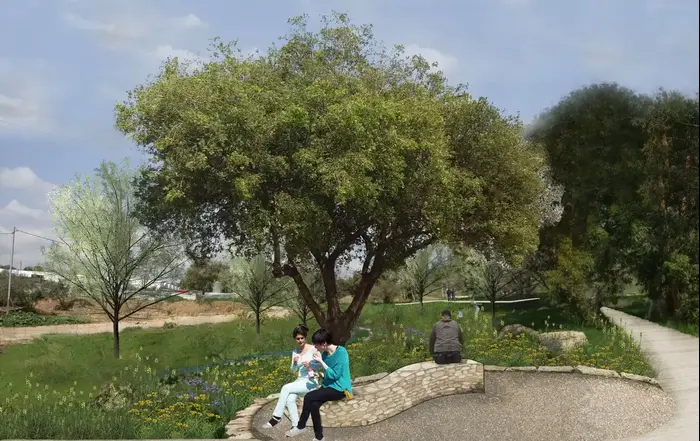 הדמייה של שיקום נחל השבעה ואדי אל-מאדי ליד שיבלי אום אל ג'אנם (מערכת וואלה! NEWS , ליגמ פרויקטים סביבתיים בע"מ) הדמייה של שיקום נחל השבעה ואדי אל-מאדי ליד שיבלי אום אל ג'אנם (מערכת וואלה! NEWS , ליגמ פרויקטים סביבתיים בע"מ)