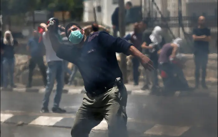 מחאות בגדה המערבית נגד פתיחת השגרירות האמריקאנית בירושלים היום, 14 במאי 2018 (לירון מולדובן ) מחאות בגדה המערבית נגד פתיחת השגרירות האמריקאנית בירושלים היום, 14 במאי 2018 (לירון מולדובן )