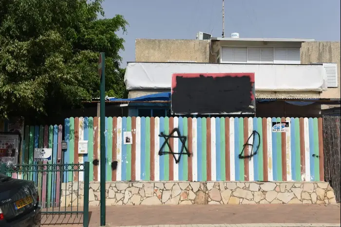 גן הילדים מאשה והדוב בפ"ת מושחת על- ידי אלמונים 7ביוני 2018 (ראובן קסטרו) גן הילדים מאשה והדוב בפ"ת מושחת על- ידי אלמונים 7ביוני 2018 (ראובן קסטרו)