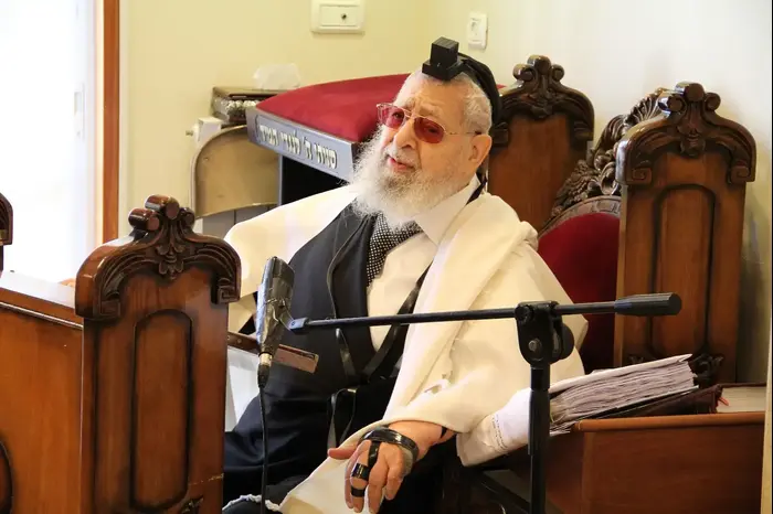 הרב עובדיה יוסף עם טלית ותפילין (מערכת וואלה! NEWS , צילום: יעקב כהן) הרב עובדיה יוסף עם טלית ותפילין (מערכת וואלה! NEWS , צילום: יעקב כהן)
