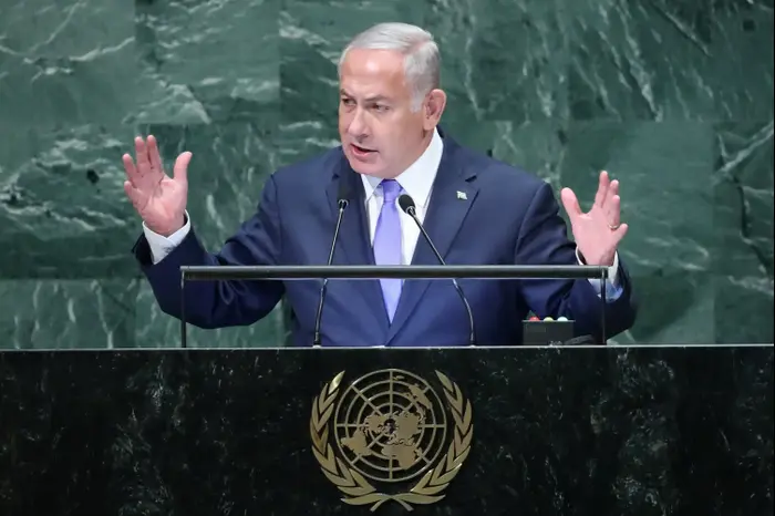 ראש הממשלה, בנימין נתניהו בעצרת הכללית של האו"ם (רויטרס) ראש הממשלה, בנימין נתניהו בעצרת הכללית של האו"ם (רויטרס)