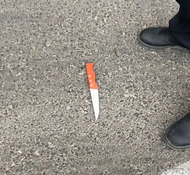 סכין שבה נעשה שימוש בניסיון הפיגוע בצומת אליאס ליד קריית ארבע 5 בנובמבר 2018 (אתר רשמי , דובר צה"ל) סכין שבה נעשה שימוש בניסיון הפיגוע בצומת אליאס ליד קריית ארבע 5 בנובמבר 2018 (אתר רשמי , דובר צה"ל)