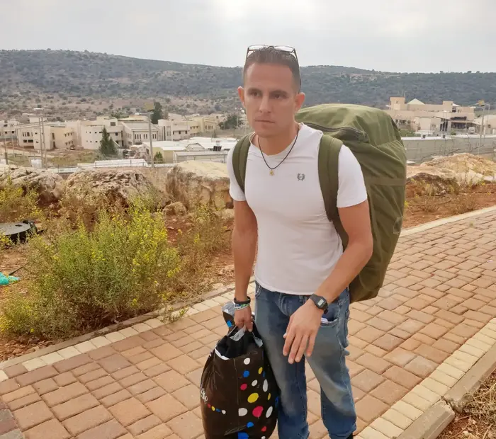 טל מור הדורס של שניאור חשין משתחרר מהכלא - 5/11/18 (שלומי גבאי) טל מור הדורס של שניאור חשין משתחרר מהכלא - 5/11/18 (שלומי גבאי)