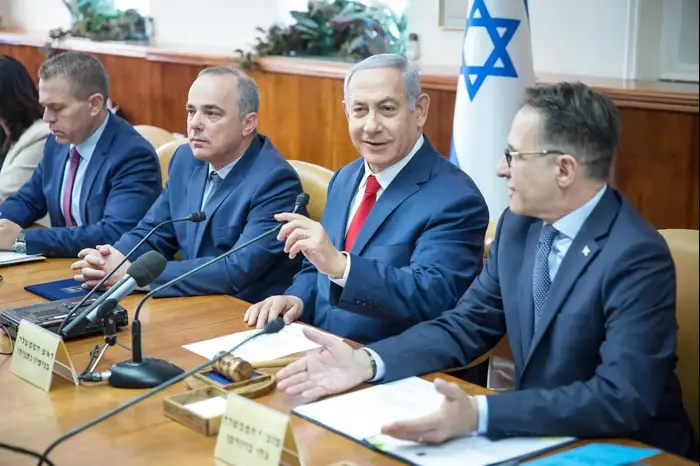 ישיבת ממשלה 18.11.2018 (ללא שם , צילום: אמיל סלמן, "הארץ")