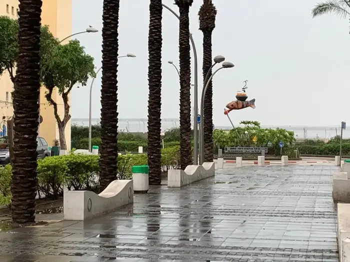 שער פלמר ליד נמל חיפה, (יואב איתיאל) שער פלמר ליד נמל חיפה, (יואב איתיאל)