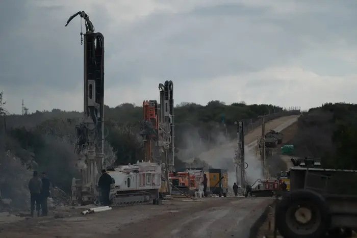 איתור המנהרה האחרונה במבצע מגן צפוני, כפר רמיה, לבנון, צ"הל 13 ינואר 2019 (דובר צה"ל)