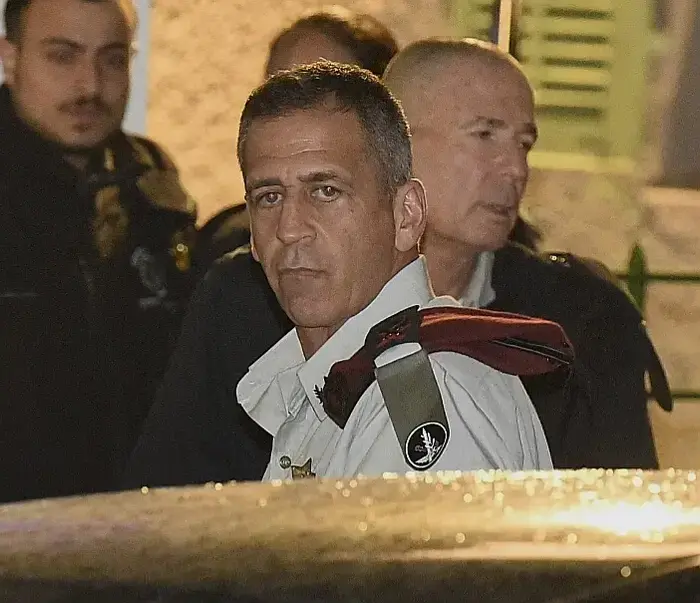 הרמטכ"ל הנכנס אביב כוכבי בטקס הפרידה מהרמטכ"ל היוצא גדי איזנקוט בבסיס הקריה, 13 בינואר 2019 (ראובן קסטרו) הרמטכ"ל הנכנס אביב כוכבי בטקס הפרידה מהרמטכ"ל היוצא גדי איזנקוט בבסיס הקריה, 13 בינואר 2019 (ראובן קסטרו)