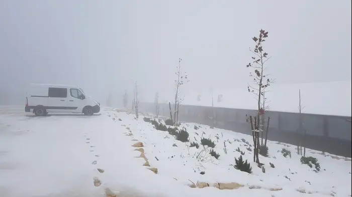 שלג בגוש עציון, 17 בינואר 2019 (יח"צ , יהודה נאמבורוג) שלג בגוש עציון, 17 בינואר 2019 (יח"צ , יהודה נאמבורוג)