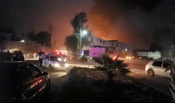 זירת פיצוץ צינור גז ליד חברת פטרולאוס במקסיקו ב-19 בינאור 2019 (רויטרס) זירת פיצוץ צינור גז ליד חברת פטרולאוס במקסיקו ב-19 בינאור 2019 (רויטרס)