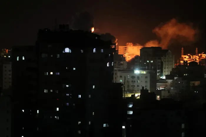 תקיפת חיל האוויר בעזה 25 במרץ 2019 (רויטרס) תקיפת חיל האוויר בעזה 25 במרץ 2019 (רויטרס)