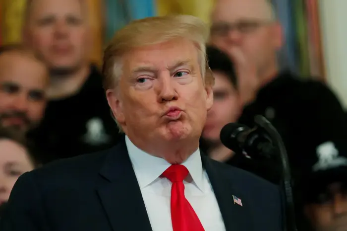 דונלד טראמפ, 18 באפריל 2019 (רויטרס) דונלד טראמפ, 18 באפריל 2019 (רויטרס)