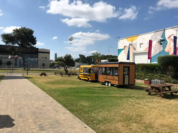 מתחם אירוויזיון 2019 (צילום מסך , יניב דורנבוש) מתחם אירוויזיון 2019 (צילום מסך , יניב דורנבוש)